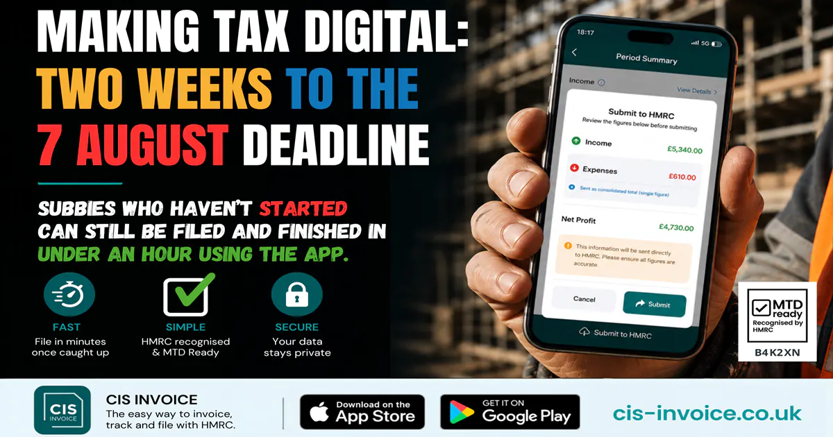 MTD August Deadline